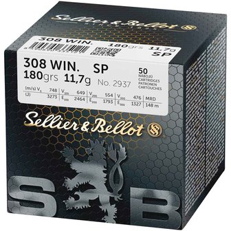 Sellier &amp; Bellot .308 Win 180Gr FMJ