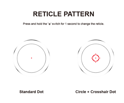 Vector Optics Nautilus 1x30 Red Dot Scope Double Reticle