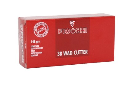 Fiocchi .38SP WC 148 Gr