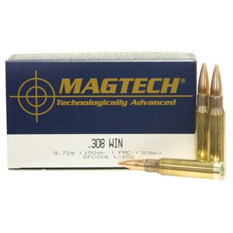 Magtech .308 Winchester 150 Gr FMJ