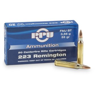 PRVI .223 Rem 55 Gr FMJ