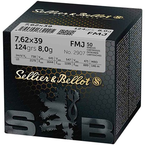 Sellier & Bellot 7,62 x 39 123Gr FMJ