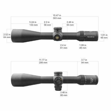 Vector Optics Continental X6 5-30x56 FFP 34mm