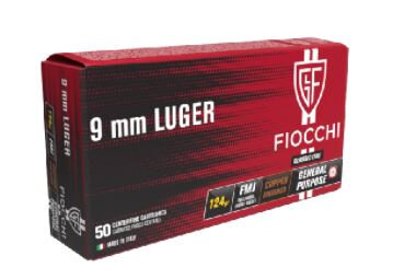 Fiocchi 9x19 FMJ 124 Gr